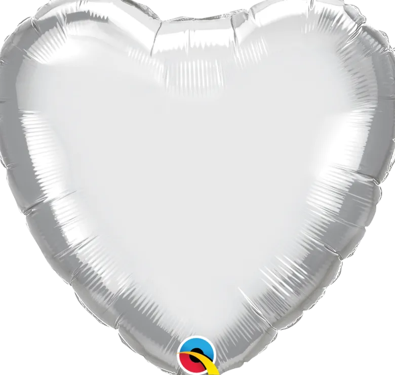 18H Chrome Silver – Hjerte (Pakket)