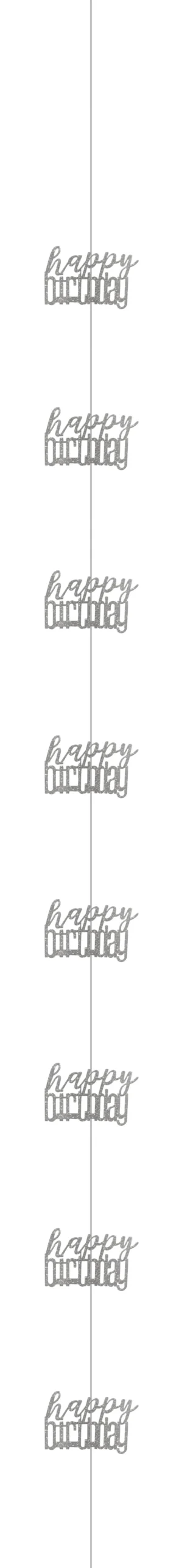 Hengende dekorasjon - "Happy Birthday"