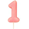 Kakelys - Nummer 1 - Glitter Rosa