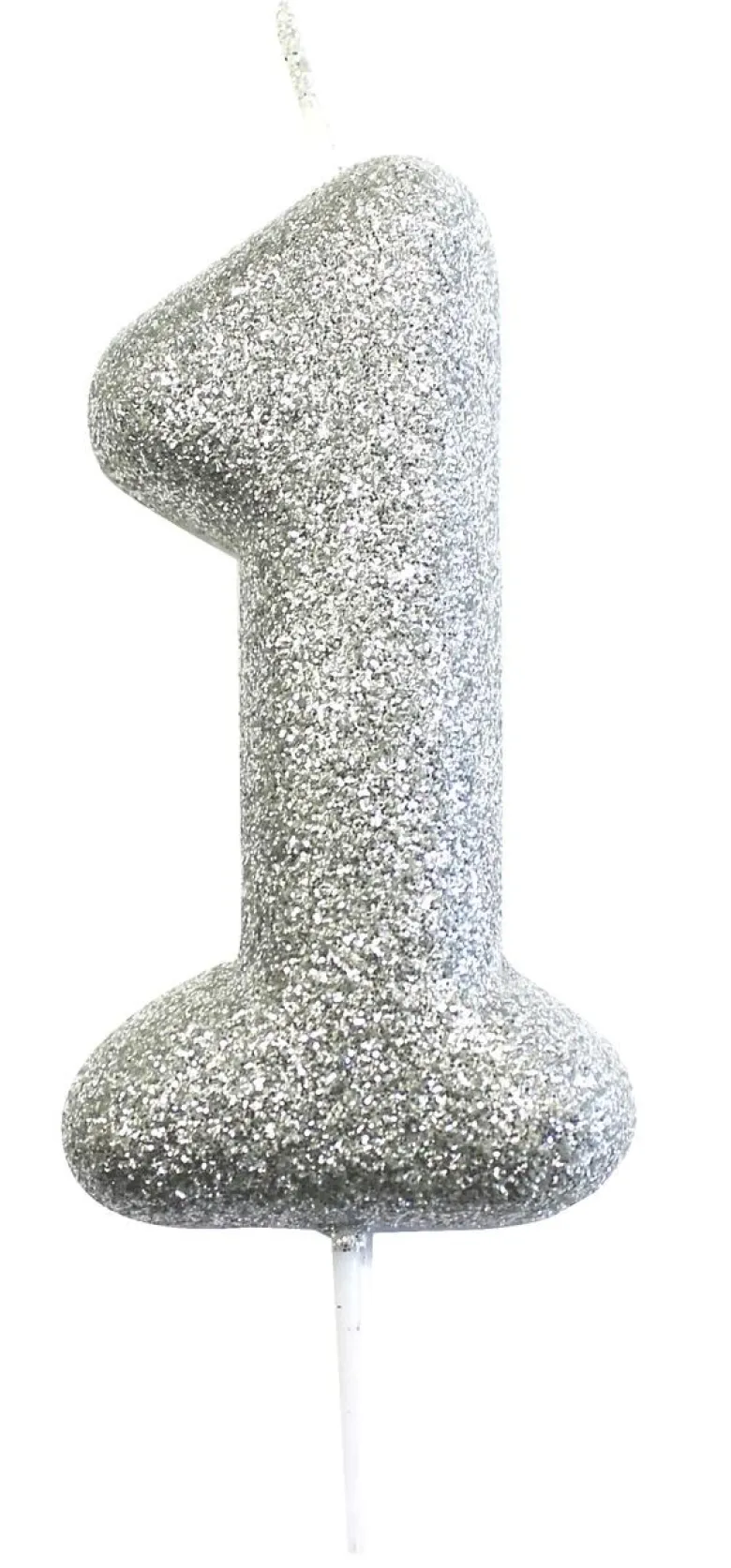 Kakelys - Nummer 1 - Glitter Sølv