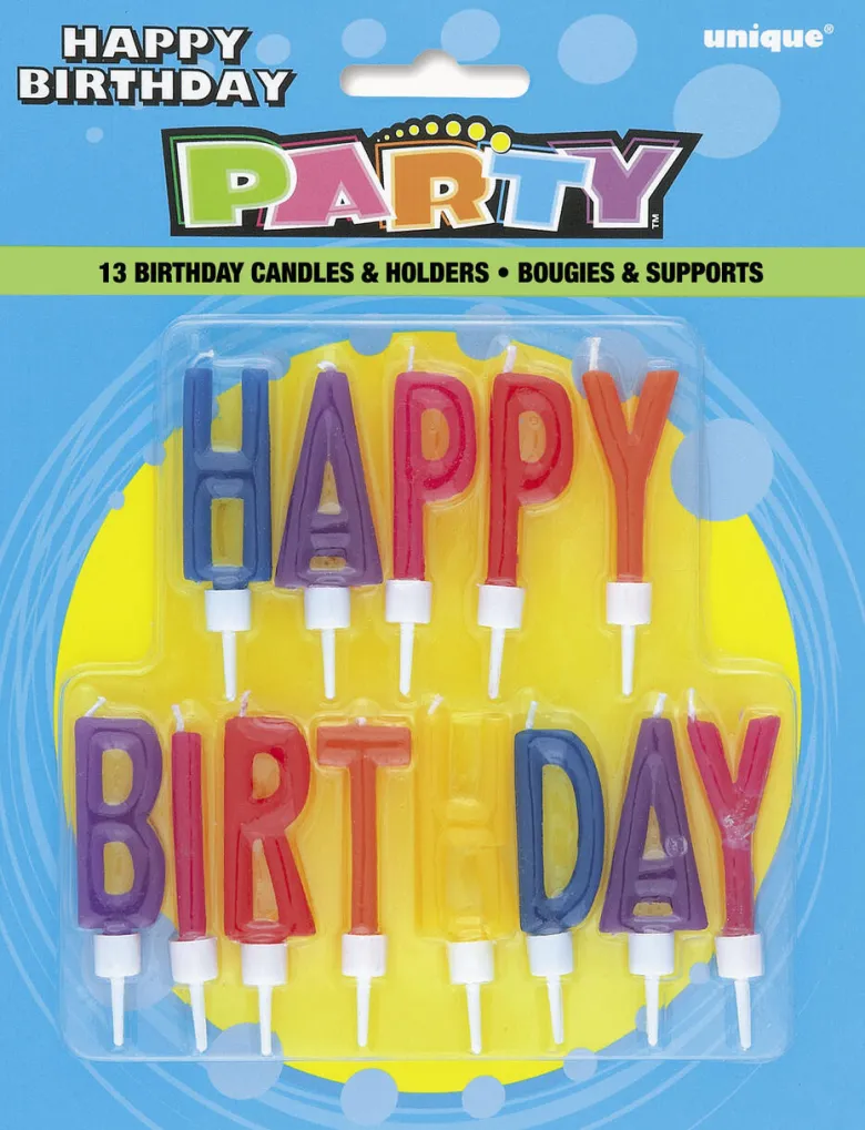 Kakelys og Holdere - "Happy Birthday"
