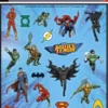 Klistremerke-ark - Justice League