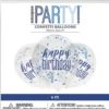 Konfettiballonger - "Happy Birthday"