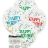 Konfettiballonger - Happy Birthday