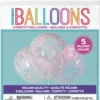 Konfettiballonger - Rosa Hjerter