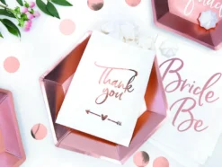 Konfetti - Rund - Rosegull