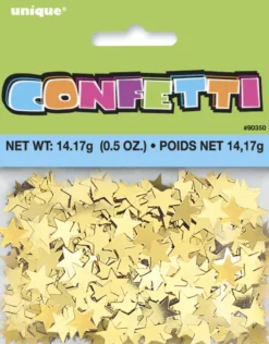 Konfetti - Stjerner Gull