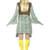 Kostyme - 60-tall Hippie - Flere Farger