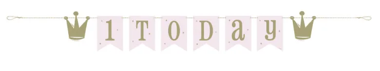 Leddbanner - Rosa Ballerina - 1 År