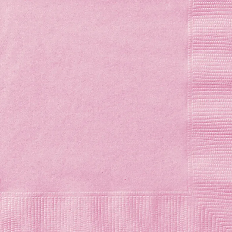 Papirservietter - Lys Rosa