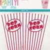 Popcornesker - Striper - Rød & Hvit
