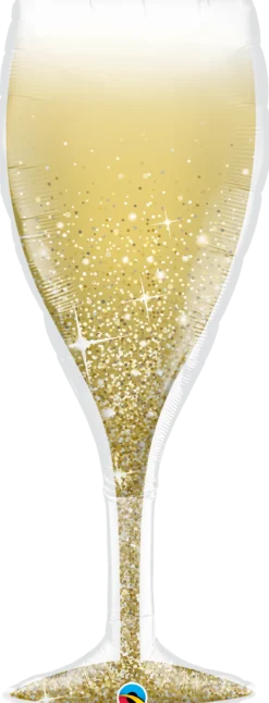 Premium Ballongfigur - Champagneglass