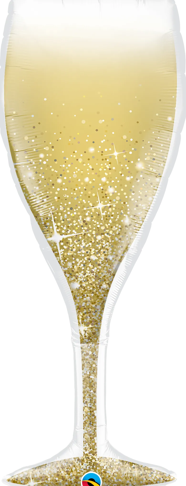 Premium Ballongfigur - Champagneglass