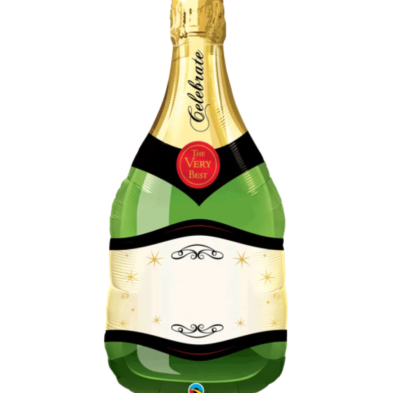 Premium Ballongfigur - Champagneflaske