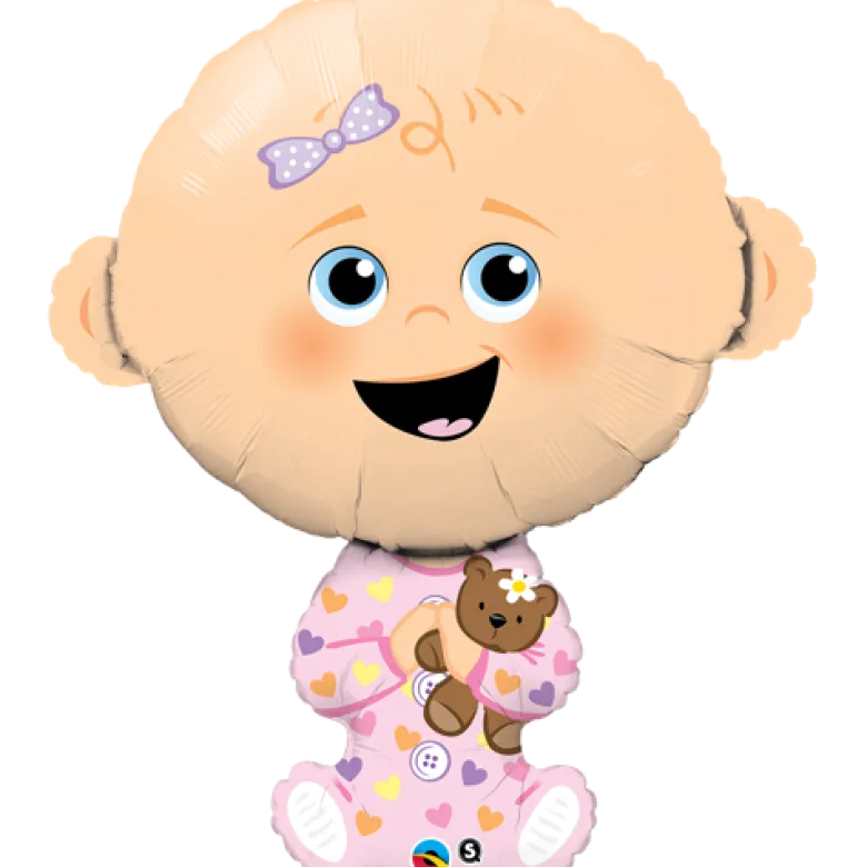 Premium Ballongfigur - Rosa Baby