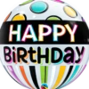 Premium Bubbleballong - "Happy Birthday"