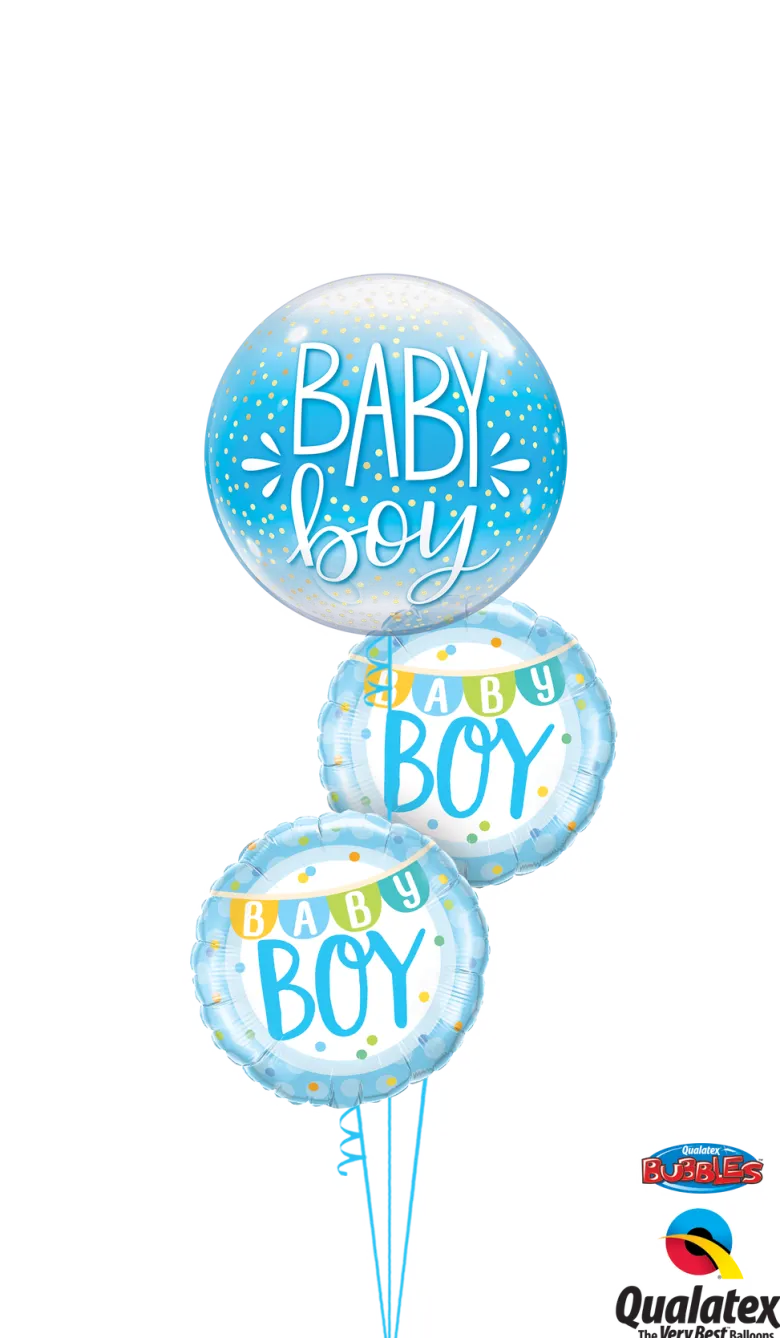 Premium Folieballong - "Baby Boy"