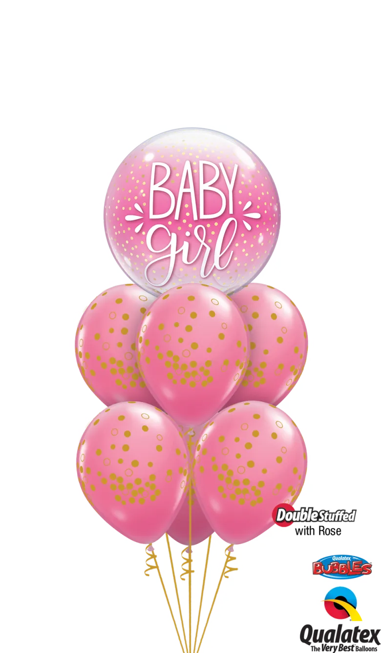 Premium Folieballong - "Baby Girl"