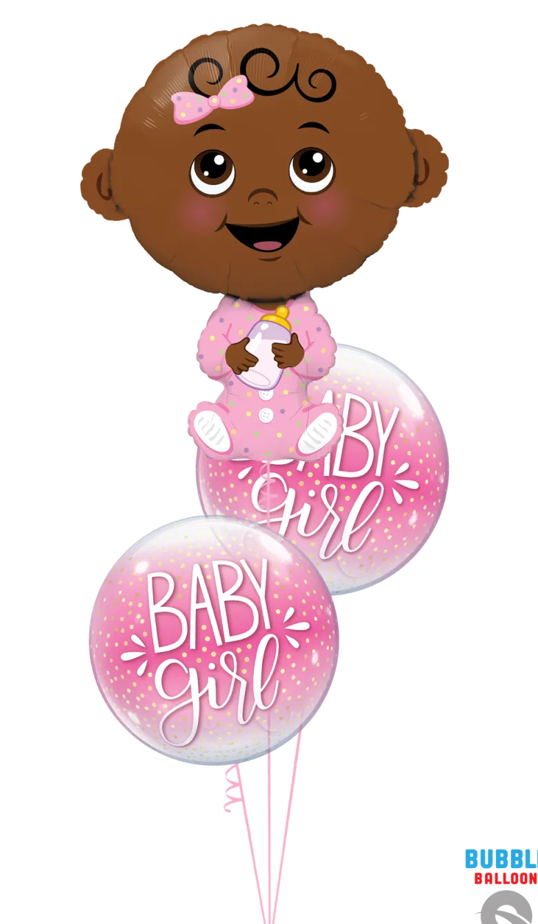 Premium Folieballong - "Baby Girl"
