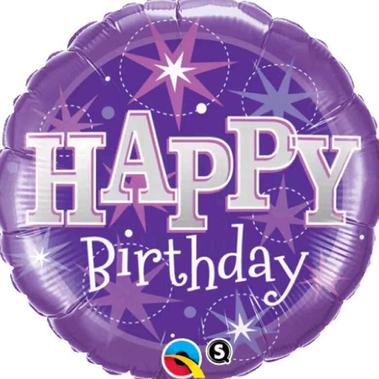 Premium Folieballong - "Happy Birthday"