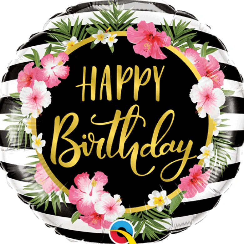 Premium Folieballong - "Happy Birthday"