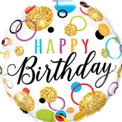 Premium Folieballong - "Happy Birthday"
