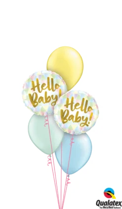 Premium Folieballong - "Hello Baby"