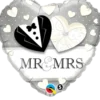 Premium Folieballong - Mr & Mrs