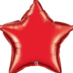 Premium Folieballong - Stjerne - Rød