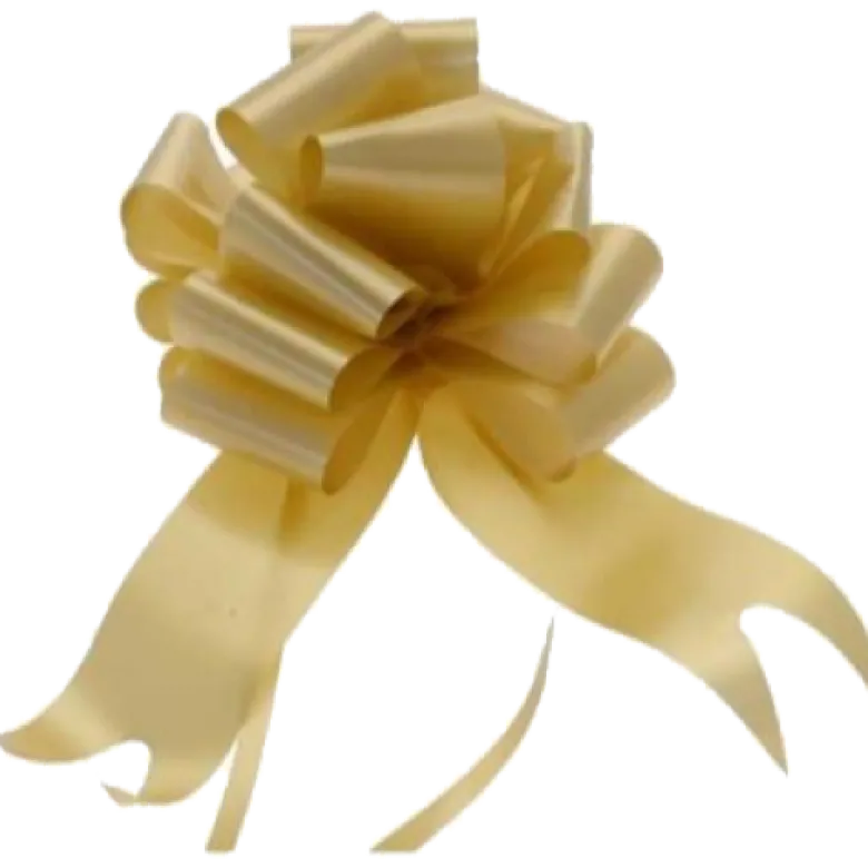 Pull bows: Gold 50 mm