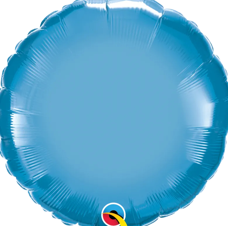 18R Chrome Blue - Rund (Pakket)