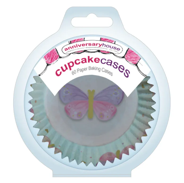 Sommerfugl pastel - Cupcakeformer