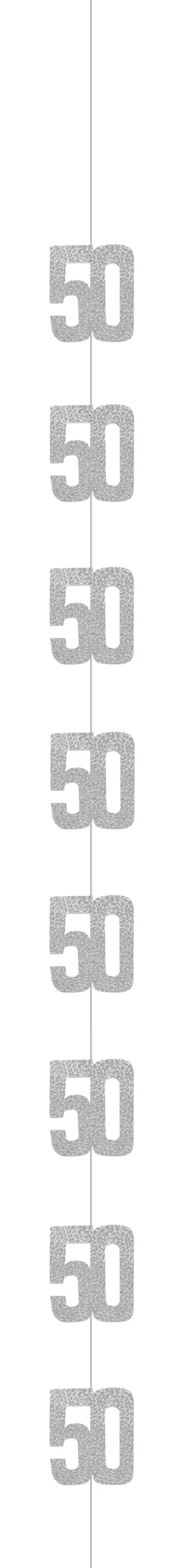 Sort & Sølv Glitz - #50