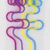 Sugerør - Squiggle - Assortert
