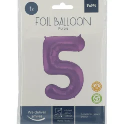 Tallballong Folie - Nummer 5 - Lilla
