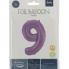 Tallballong Folie - Nummer 9 - Lilla