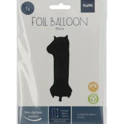 Tallballong Folie - Nummer 1 - Sort