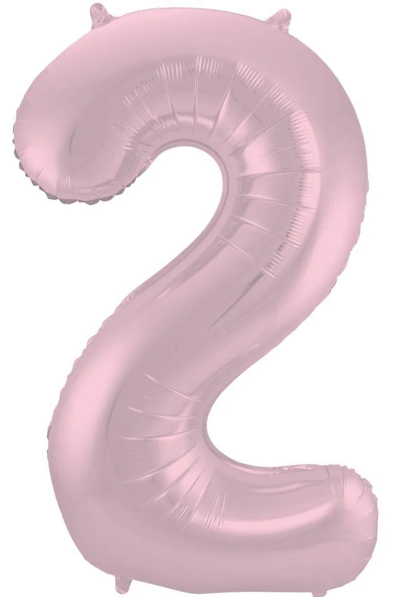 Tallballong - Nummer 2- Pastel Rosa Matt