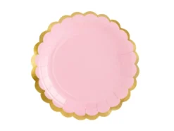 Tallerkener - Lys Rosa - Papp