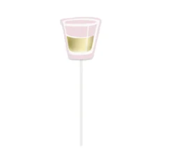 Utdrikningslag Dame - Rosa og Gull