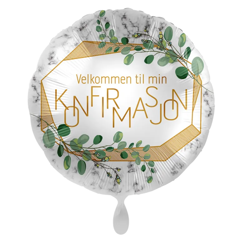 Velkommen til min Konfirmasjon - Grønn